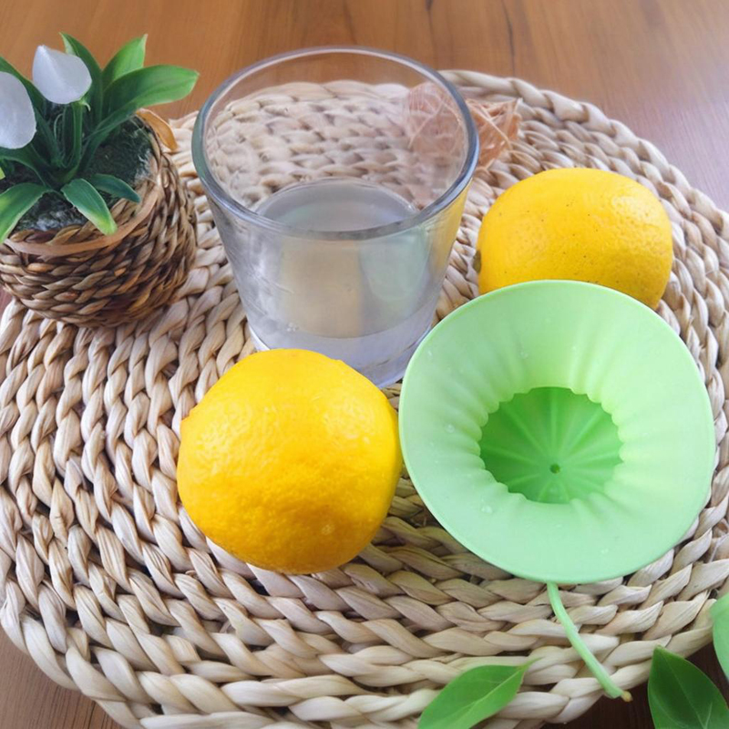1Stck Silikon Manuelle Entsafter Obst Orange Zitrone Presse Presse Zitrus Entsafter Küche Gerät Werkzeuge Küche Zubehör