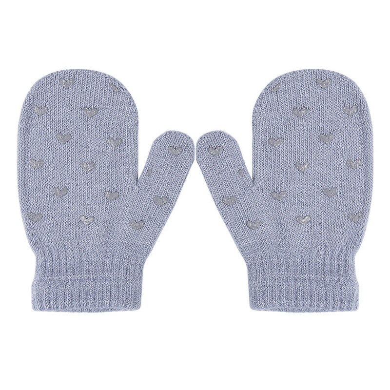 Winter Warm Baby Handschoenen Kids Magic Katoen Stretchy Wanten Voor Meisje Jongen Unisex Anti Krassen Handschoen Baby Baby Zachte: Gray 2