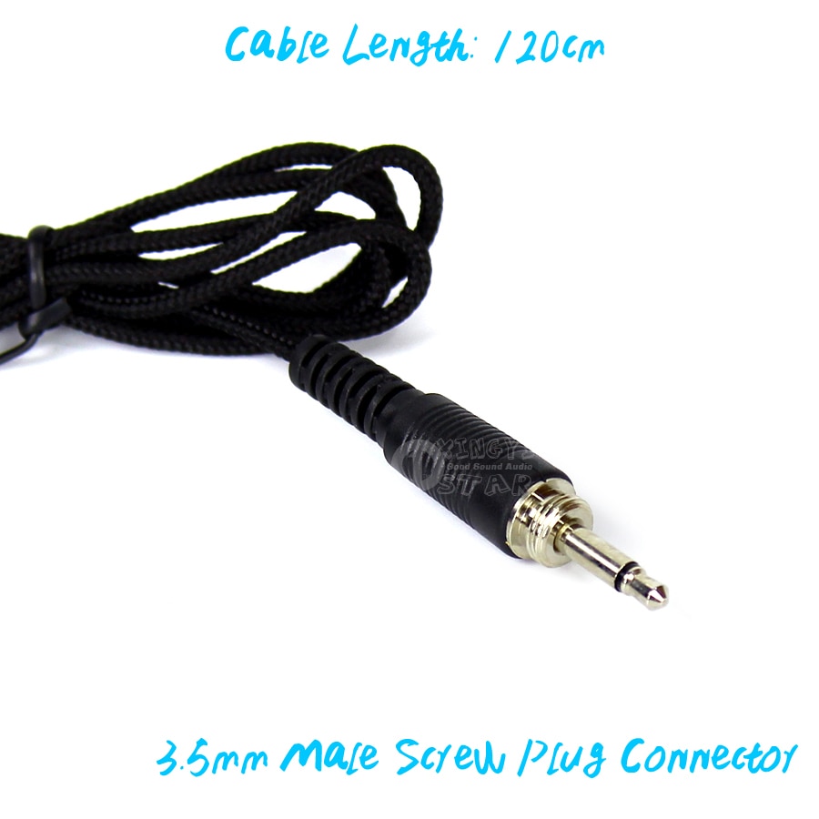 Tie on Lapel Mic Lavalier Clip Microphone 3.5mm Screw Plug Microfono Mikrofon Mike For Karaoke Wireless Transmitter Mini Speaker