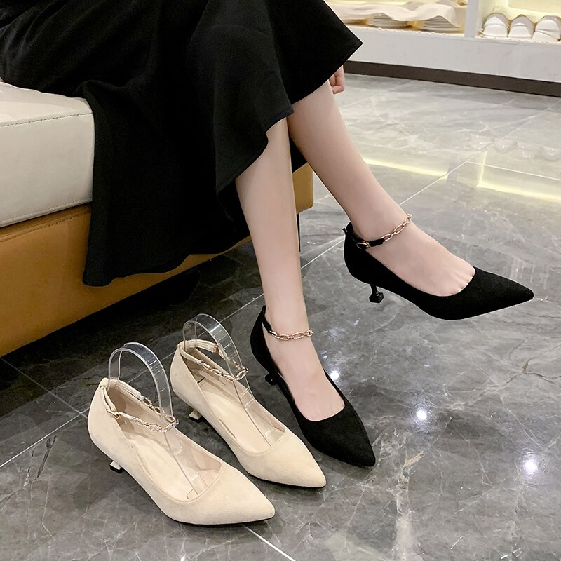 Chaussure femme africaine chaussures minceur talons hauts talon aiguille Slip Om escarpins pointus bouche peu profonde basket plate-forme à lacets Sexy