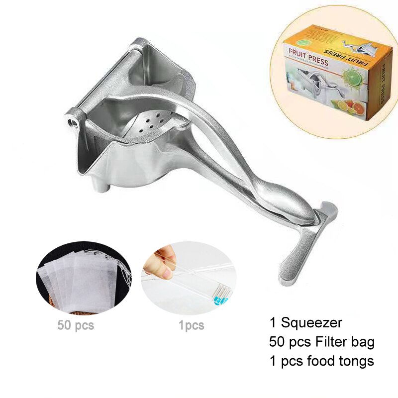 Espremedor de suco manual da liga de alumínio mão pressão espremedor romã laranja limão açúcar cana suco cozinha ferramenta frutas: Type C