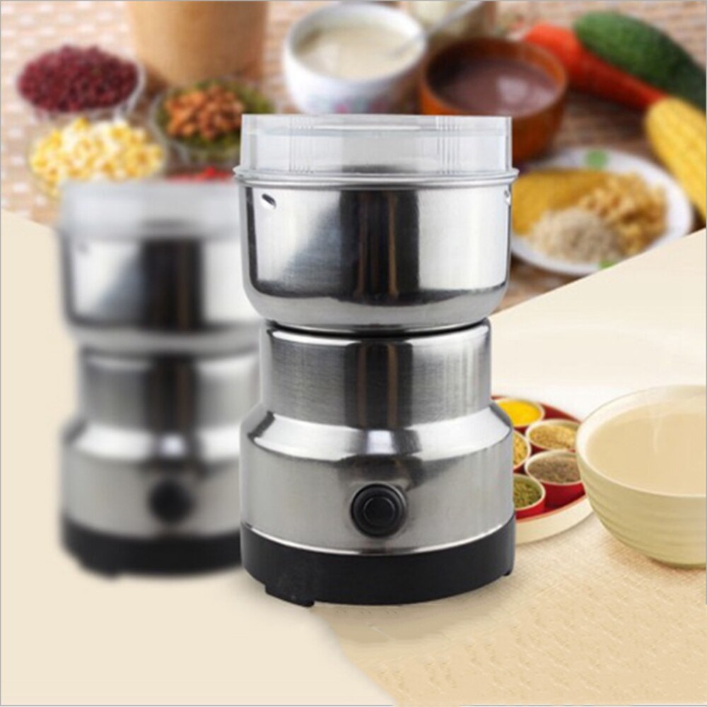 Elektryczny młynek robić kawy kuchnia zboża orzechy fasola przyprawy ziarna szlifierka wielofunkcyjna maszyna robić mielenia kawy w domu