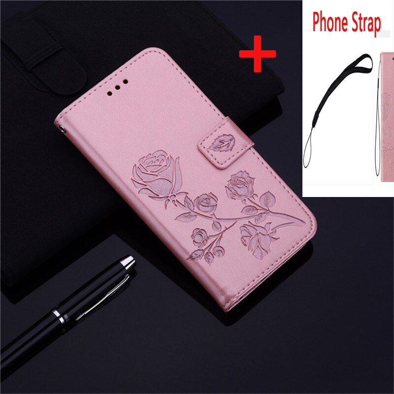 Para huawei p smart 2021 6.67 "caso carteira nova alta qualidade flip couro proteção telefone suporte capa: 036 Pink