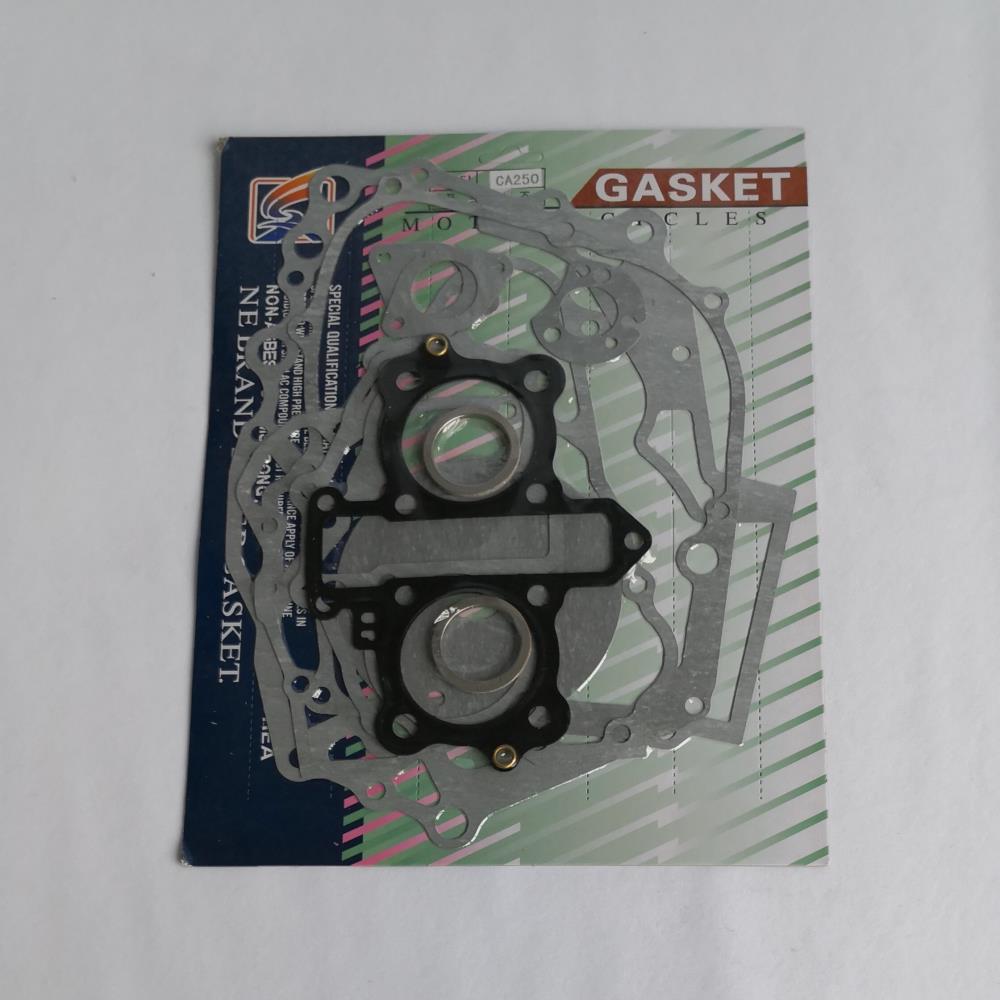 Juego de juntas completo para motocicleta 253FMM Rebel CA250 CMX250 Vento Barracuda Tank Vision 250 Baja Phoenix 250 Jinlun Texan 250: without head seal
