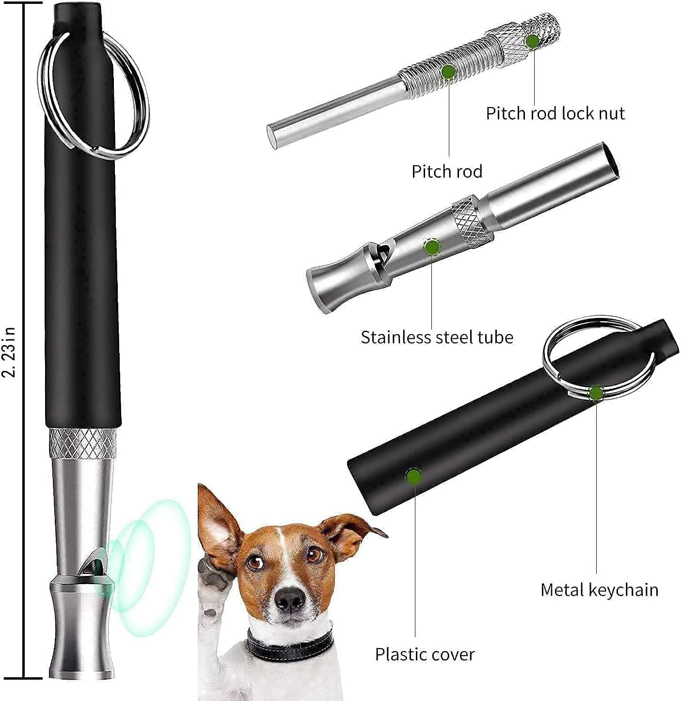 Ultraschall Hund Pfeife halt Gebell für Hunde, Rückruf Ausbildung, Profi Stille Hund Pfeife Kontrolle Geräte Nachbarn Hund