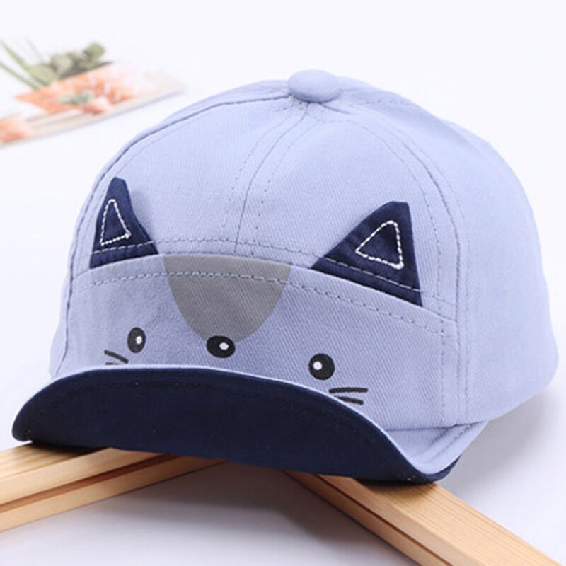 Cartoon Animal Baby Boy Hat Spring Summer Cotton Outdoor Soft Brim Kids Hats Beach Caps Baby Stuff Children Hat For Boys