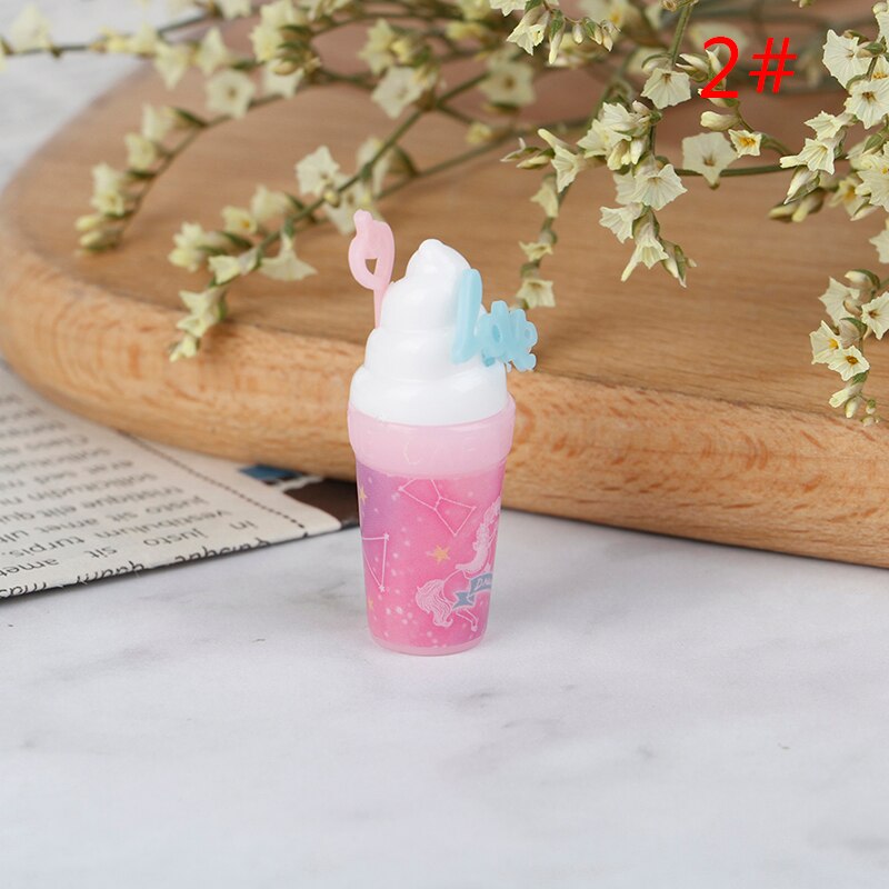 1:12 Dollhouse mini Bottiglie di Bevande Ghiaccio-crema di Caffè Tazza di Bevanda Modello Giocattoli Bambola Cucina arredamento Giocattolo Bambole casa Delle Bambole Accessori: nero