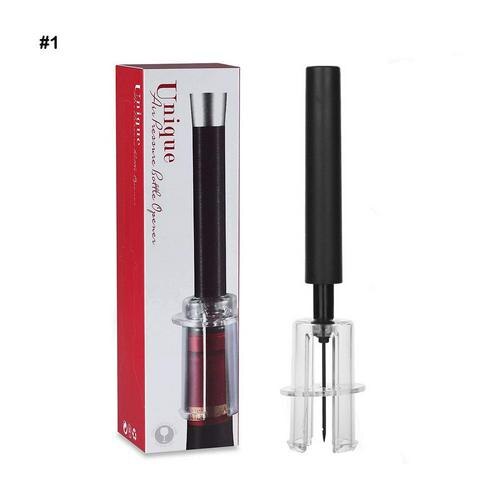 4 Stuks Wijn Opener Set Luchtdruk Pomp Flesopener Kurk Remover Wijn Accessoire Tool Kit Wijn Flesopener: 1 Pcs Plastic box