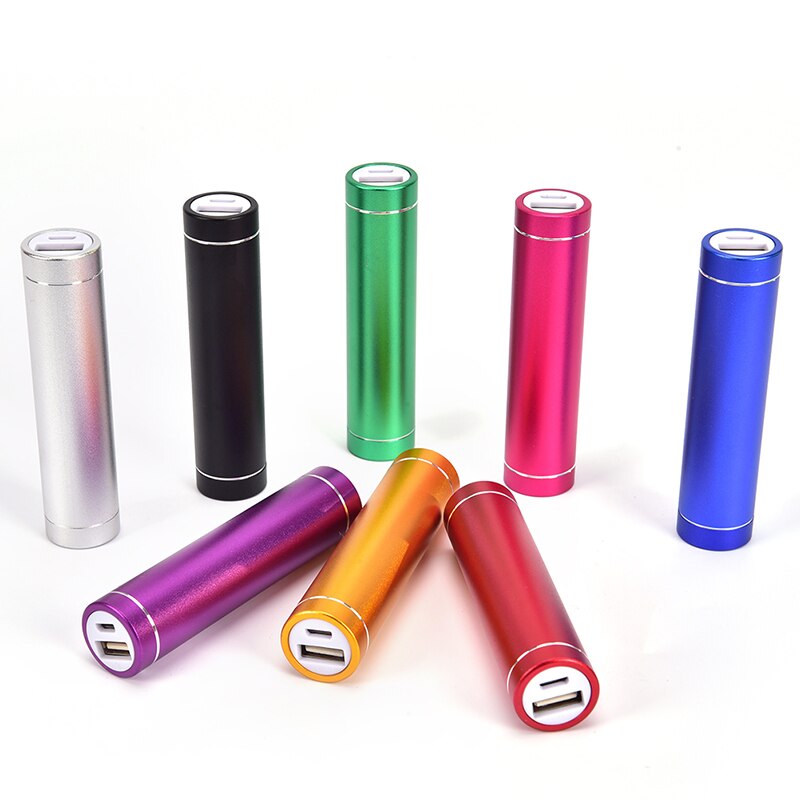 Bærbar diy 2600 mah ekstern usb power bank box batteri 18650 batterioplader til mobiltelefon (intet batteri)