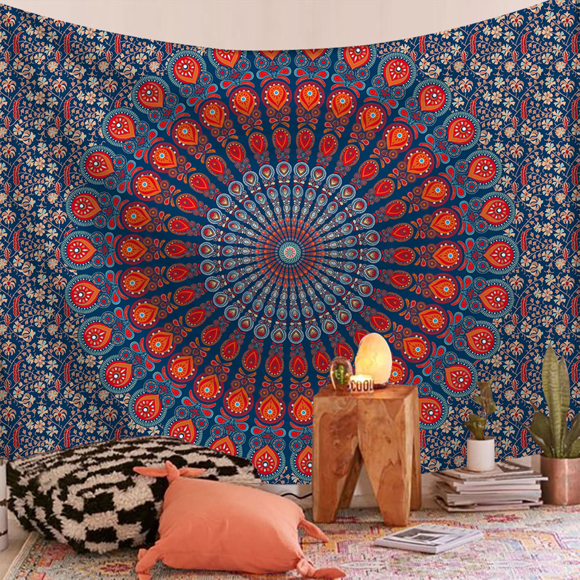 Mandala Tapestry Wall Hanging Bohemian Spiritual Tapestry Indian Hippie Wall Carpet Hanging Decor for Room D\\u00e9cor