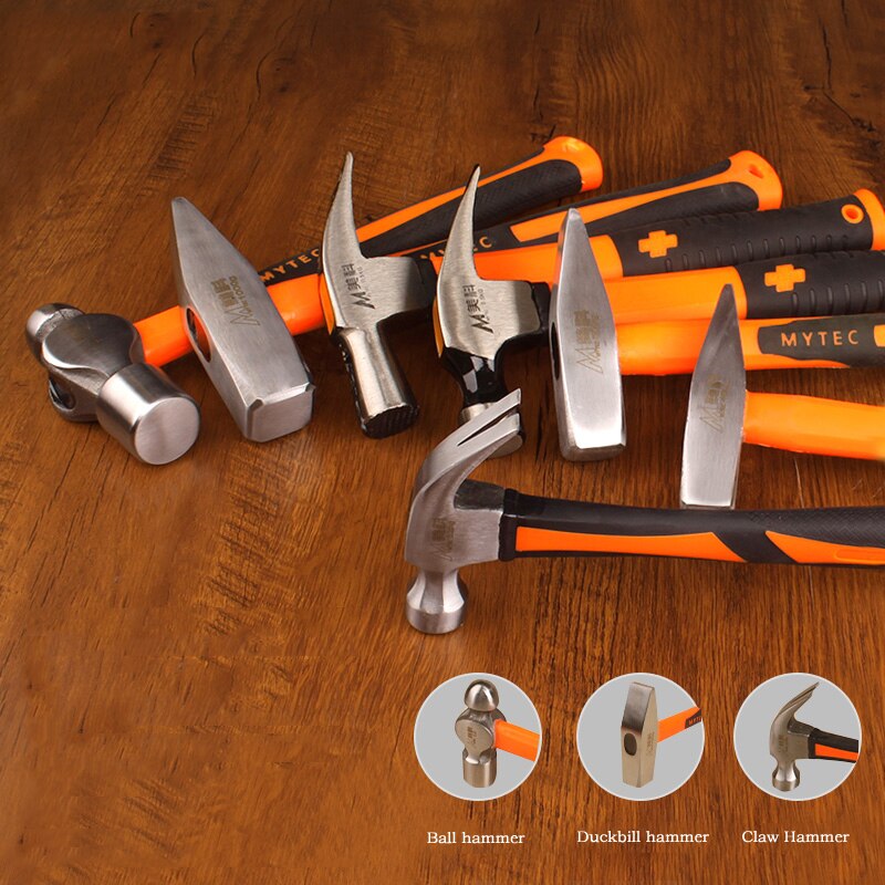 Hammer claw hammer one fitter's hammer multi-function hammer hammer round head small nail hammer woodworking tools household fla