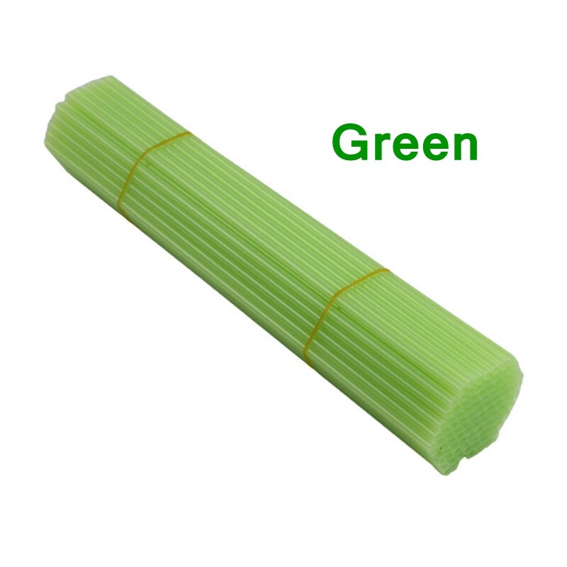 100 pièces/lot couleur verte Nylon PA liaison rivetage tube 5.0x500mm relance machine à relier fournisseurs