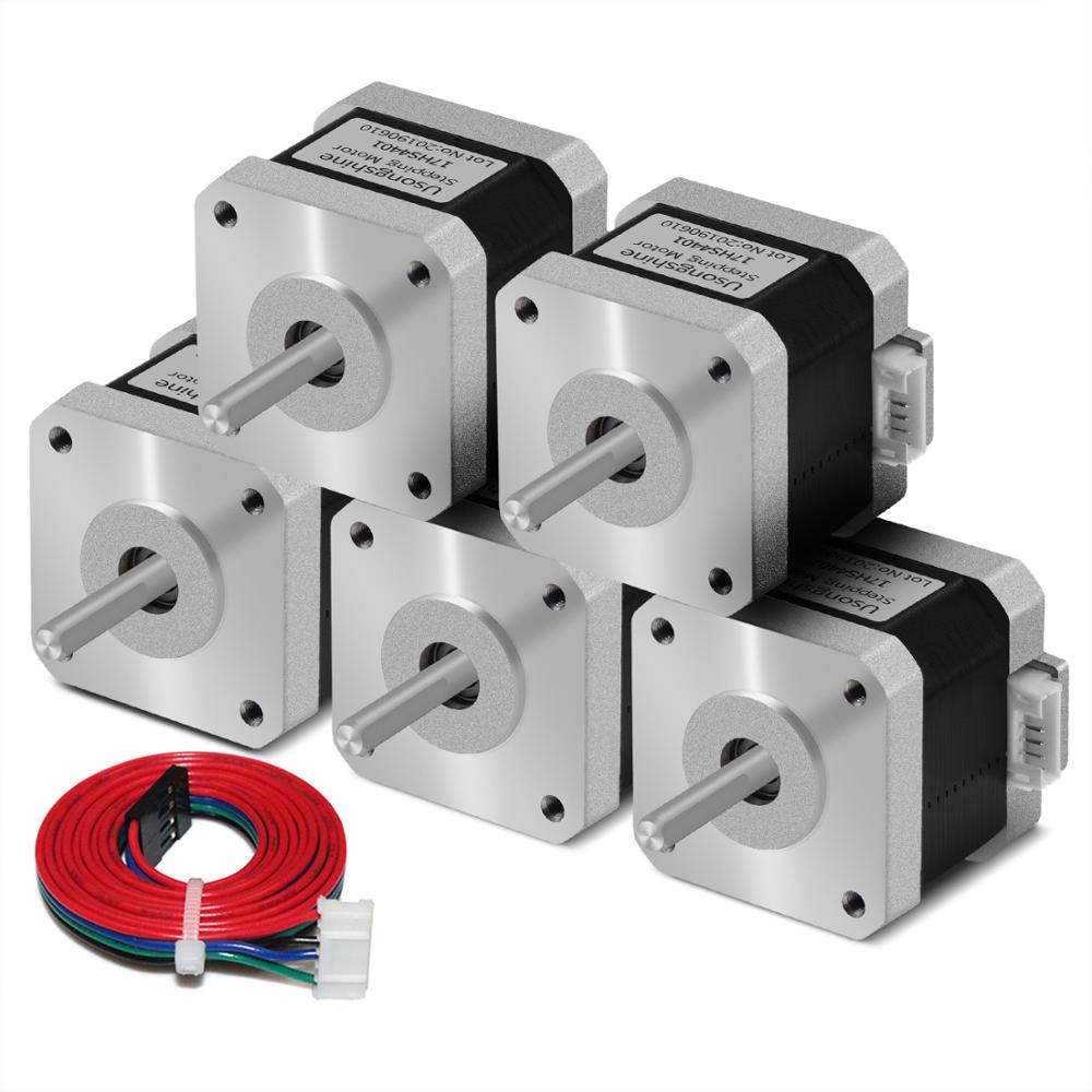 Nema 17 38Mm Stappenmotor 42 Motor 4-Lood 17HS4401 NEMA17 42Bygh 1.5A Met Dupont lijn Voor 3D Printer En Cnc