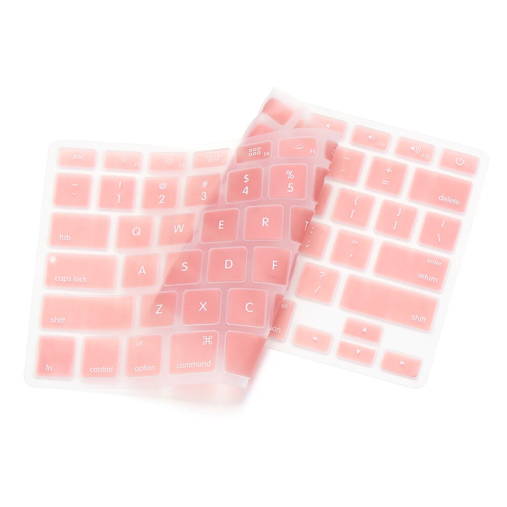 Silikonowa obudowa klawiatury miękki ochraniacz cukierkowe kolory dla Apple Macbook Pro Air 13 "15" 17 "akcesoria do laptopa