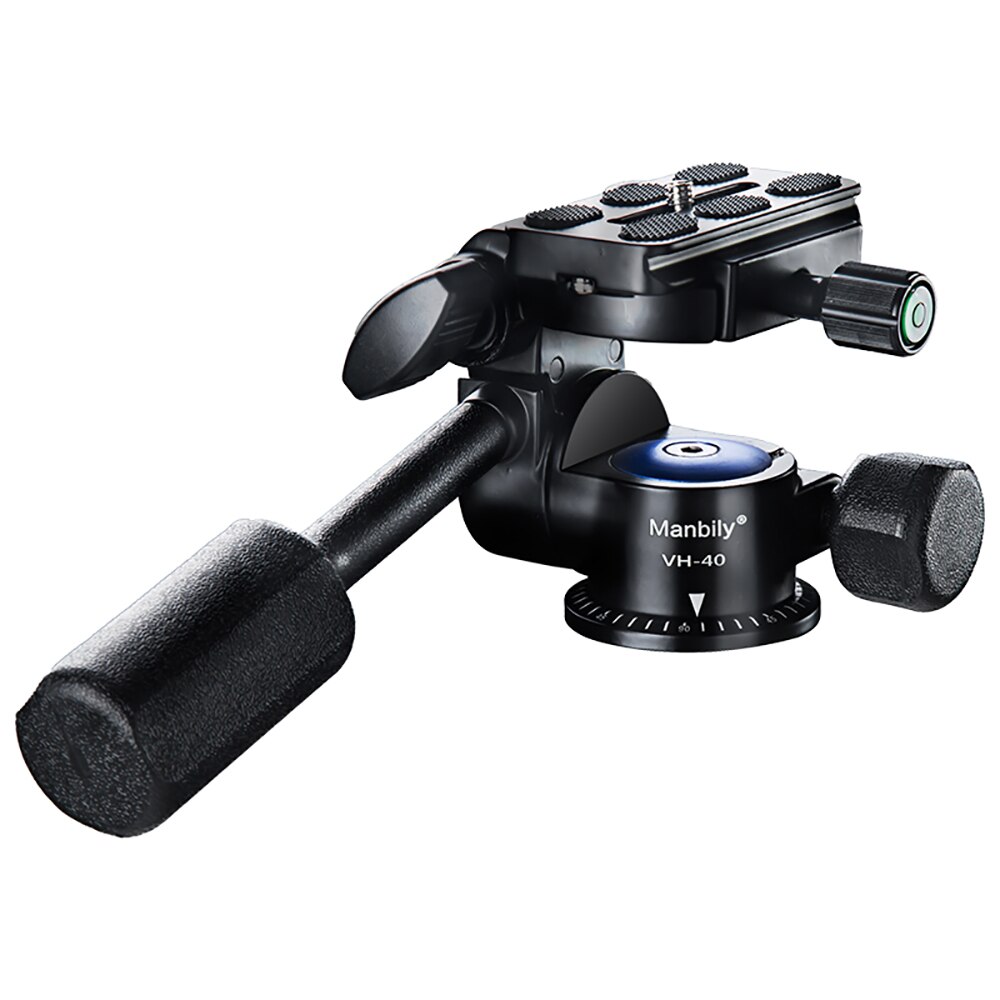 Manbily VH-40 Professionale Mini Del Telefono Video Testa Treppiedi Trascina Fluid Pan Testa 1/4 "A Vite