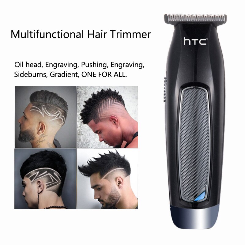 HTC Hair Clippers for Men Cordless Mens Hair Trimmer Beard Trimer Hair Cutting Machine & Grooming Kit Rechargeable