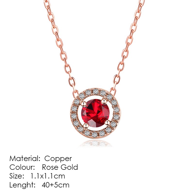 ZHOUYANG Necklaces & Pendants Jewelry For Women Silver Color Rose Gold Chain Jewellery Heart Necklace Cubic Zirconia N388: N098