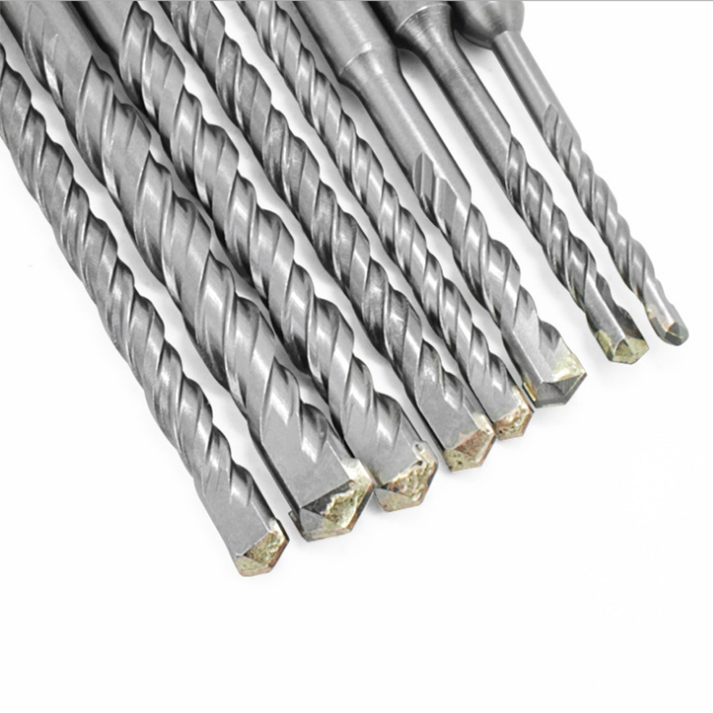 8 STUKS 5-12mm Carbide Tip Elektrische Hamer Metselwerk Boren SDS Plus Schacht Elektrische Hamer Beton Boor bit Set Tool