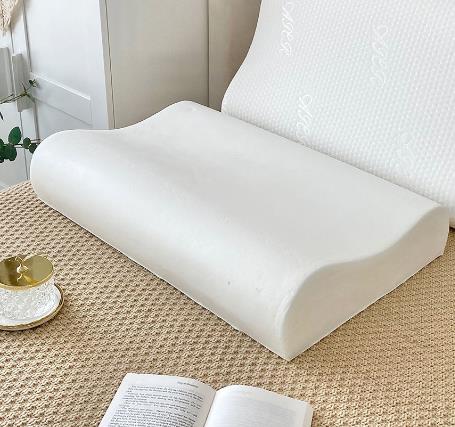 Comodo cuscino in Memory Foam a rimbalzo lento per proteggere il cuscino cervicale cuscino per collo per uomo singolo adulto F8006