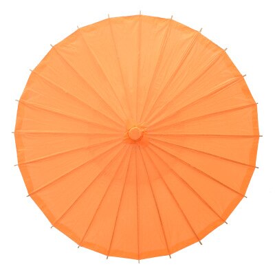 Sombrilla de papel de color chino para baile tradicional de China, paraguas de papel blanco DIY, pintura a mano, suministros de , 40CM, 1 Uds.
