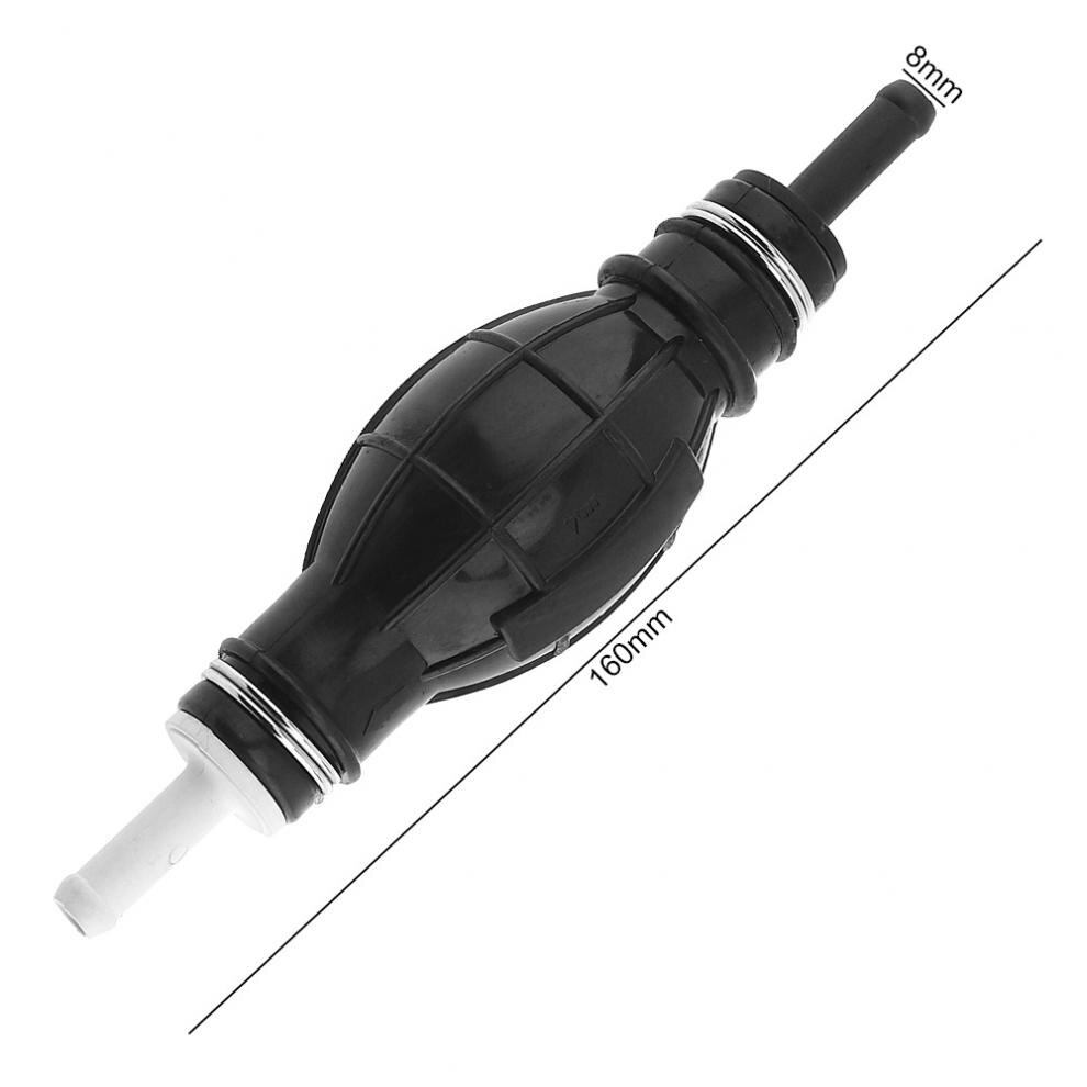 8mm gummi pvc håndprimer pumpe bensin bensin drivstoff linje egnet for bilbåt marine motorsykkel
