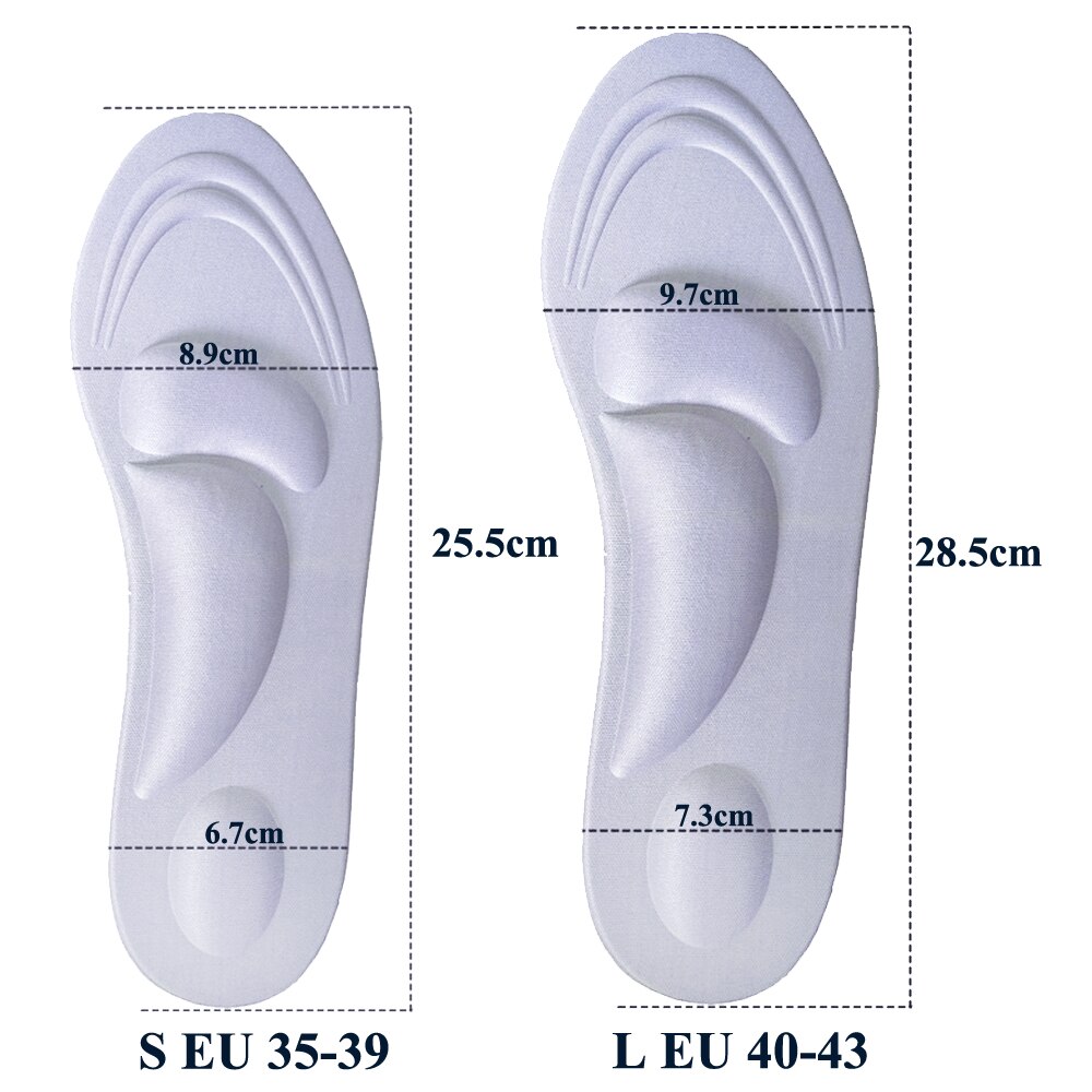 Kotlikoff 4d memory foam ortotisk innleggssåle buestøtte ortopediske innleggssåler for sko flat fot fotpleie såle sko ortopediske pads