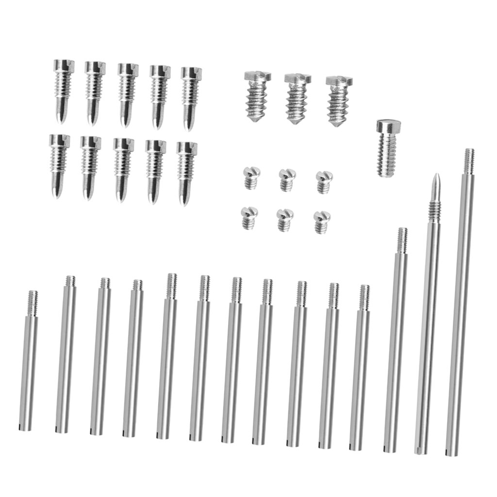 Metal Clarinet Fitting Threaded Shafts Screw Set Woodwind Adjustment Repair Part