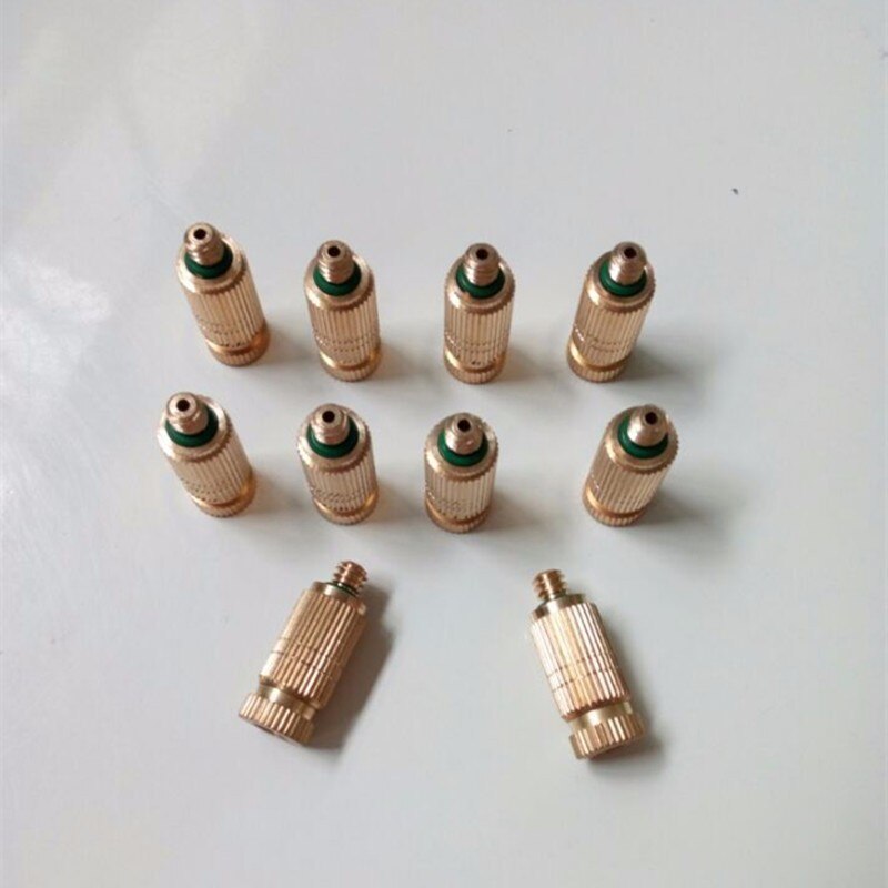 E130 verstelbare messing nevelsproeiers voor tuinbewatering, sproeier, sproeier 0.1mm-0.5mm