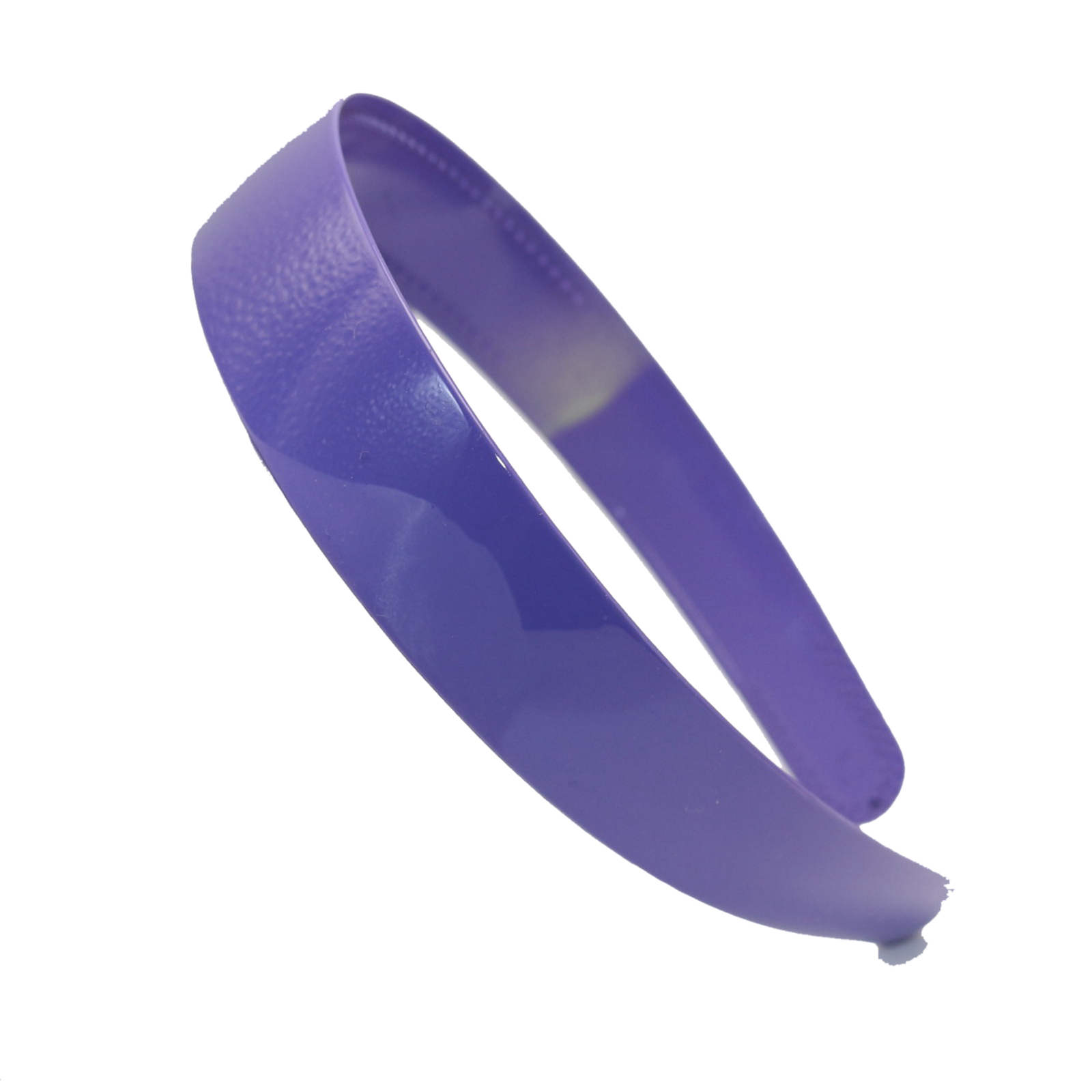 5 Bright Color Plastic Wide Alice Hair Band Headband 25mm(1") Hair Accessories: PURPLE
