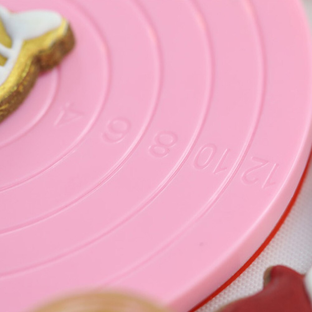 Kitchen Plate Sugarcraft DIY Baking Decorating Stand Rotating Platform Revolving Round Tools Cake Turntable Nonslip Bottom