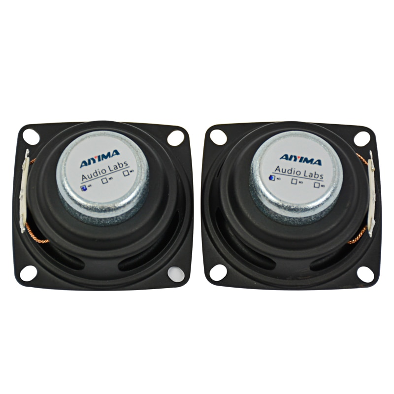 AIYIMA 2 Pcs 2 Inch Mini Draagbare Speaker Full Range Speaker 4Ohm 12 W DIY Stereo HiFi Hoorn Luidspreker Thuis theater Accessorie