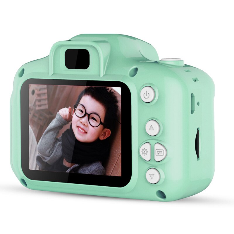 Kids Digital Camera - HD 1080p Video - 2MP Photo - Waterproof Shockproof - Mini Portable Children Camera: Green