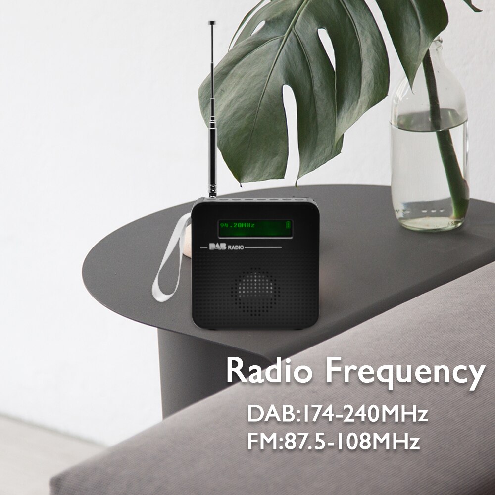MINI DAB/DAB+ Digital FM AC/DC Radio Bluetooth 4.0 Portable Wireless Radio Sleep Function Alarm Clock MP3 Player