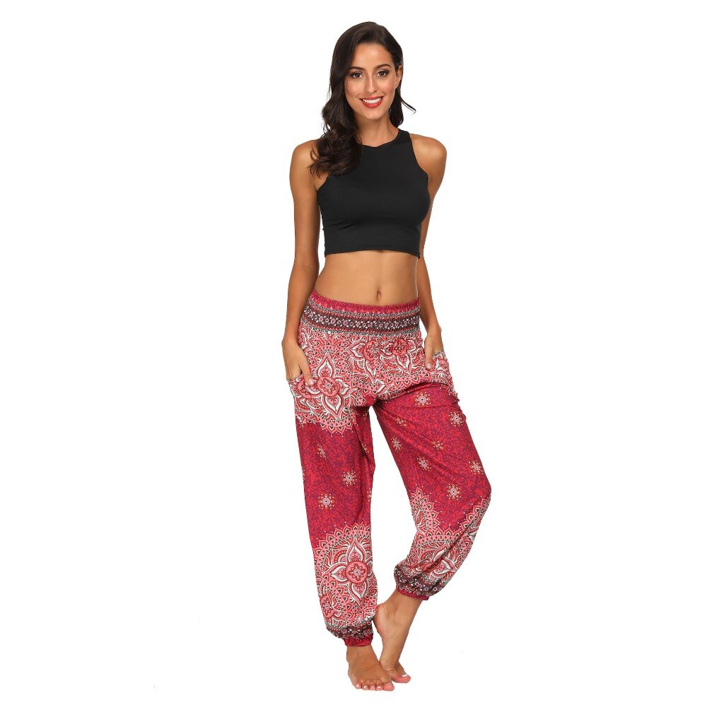 Africano vestito di mutanda delle donne streetwear anca salto dashiki Africa abbigliamento per il fitness pantalon homme casuale vestiti africani