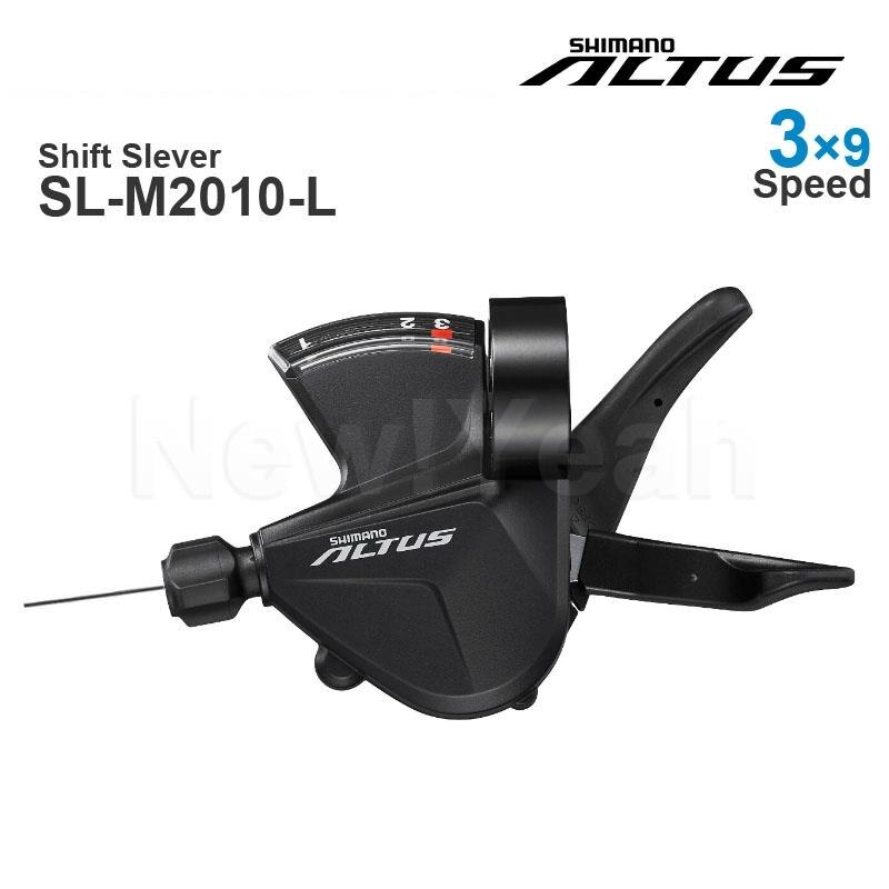 SHIMANO ALTUS M2000 serie 3x9v MTB bici bicicletta gruppo leva del cambio SL-M2010-R/L 3 × 9-27speed ricambi originali: SL-M2010-L