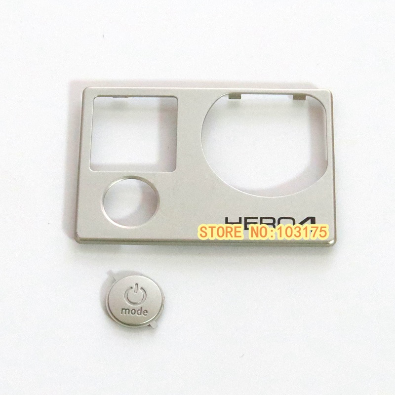 100% Originele Front Board Voor Gopro Hero 4 Voorpaneel Cover Frame Faceplate Met Power Mode Button Reparatie Deel