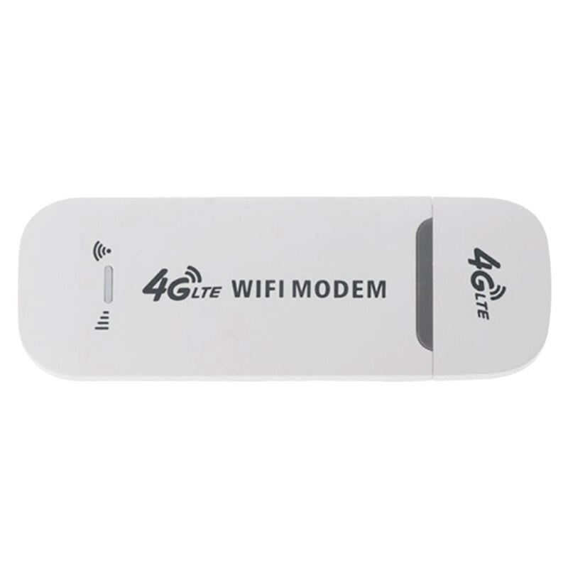 150Mbps 4G LTE USB Modem Adapter kabellos USB Netzwerk Karte Universal- kabellos Modem 4G WiFi Router: Weiß
