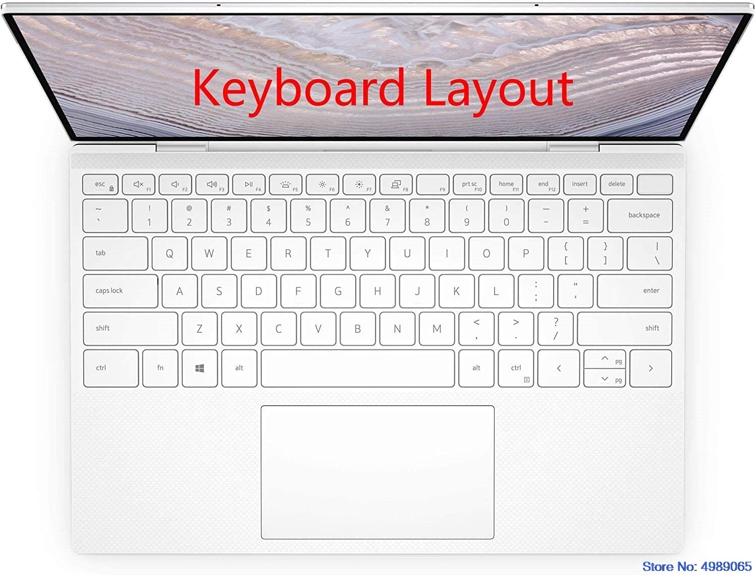 Tpu näppäimistön suojus dell xps 13 9300 xps 13-9300 xps 15 9500 xps 17 9700