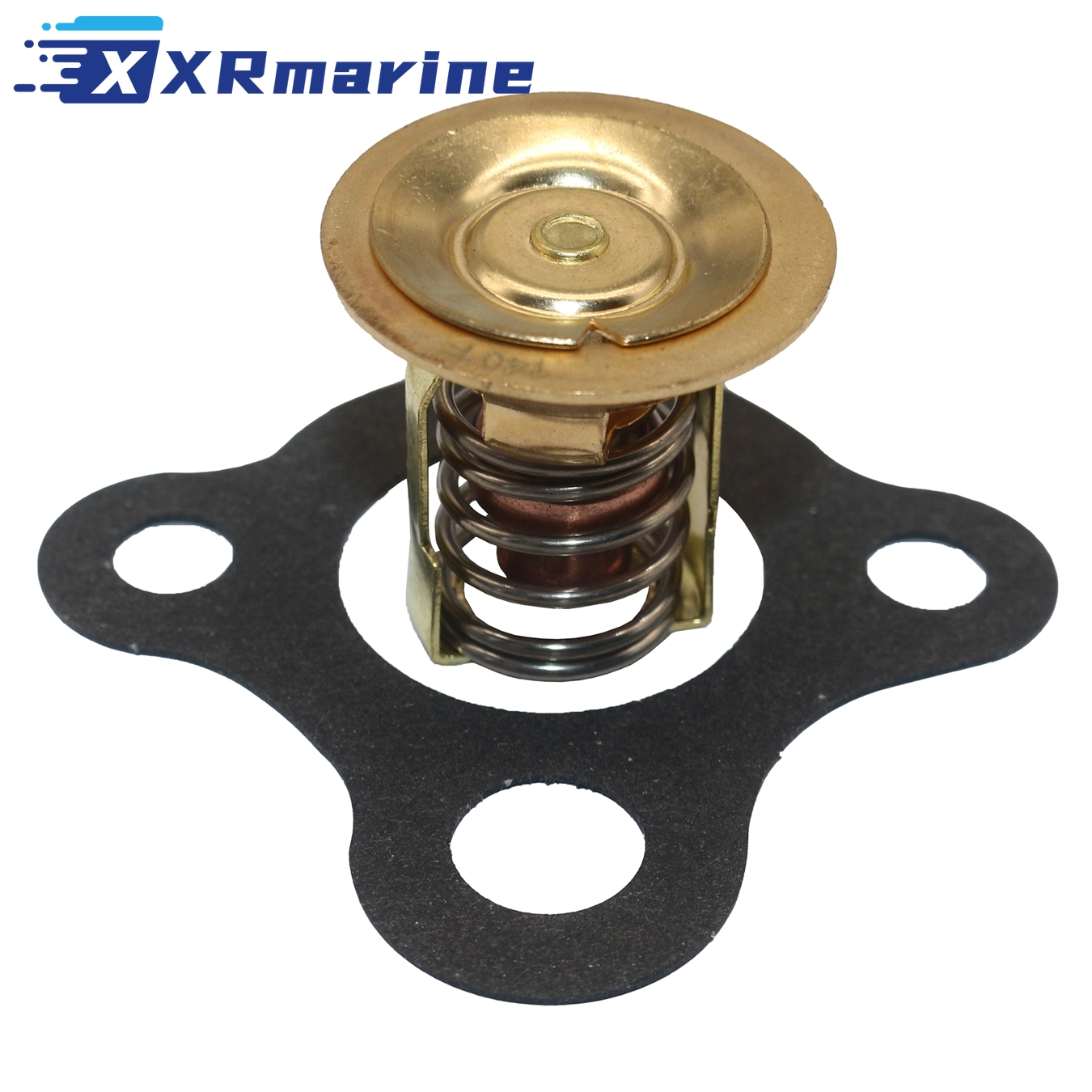 Thermostat set with gasket 140 °f /60 °c for mercruiser stern drive models 2,5 3,0 l 120 140 ps gm inline 4 & 6 cylinder 59078 q 3