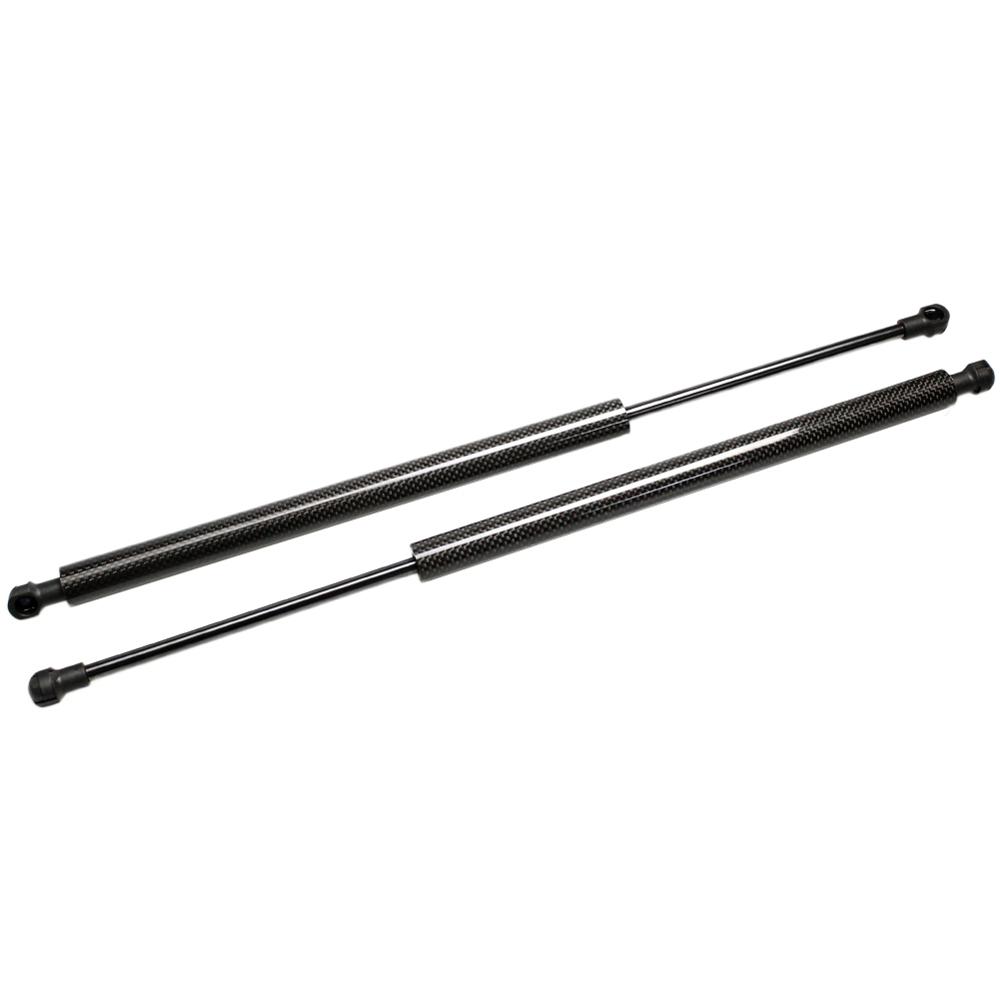 Vérin à ressort en Fiber de carbone | Pour MASERATI GRAN TURISMO coupé capot avant automobile, amortisseur de levage de Support de gaz 358mm: black carbon fiber