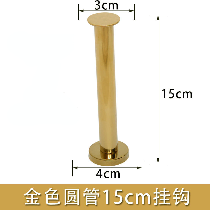 Gouden metalen haken plank muur hangende hangers winkels tonen meubilair decor kleding jas jurk pak ondergoed display rek: Blauw