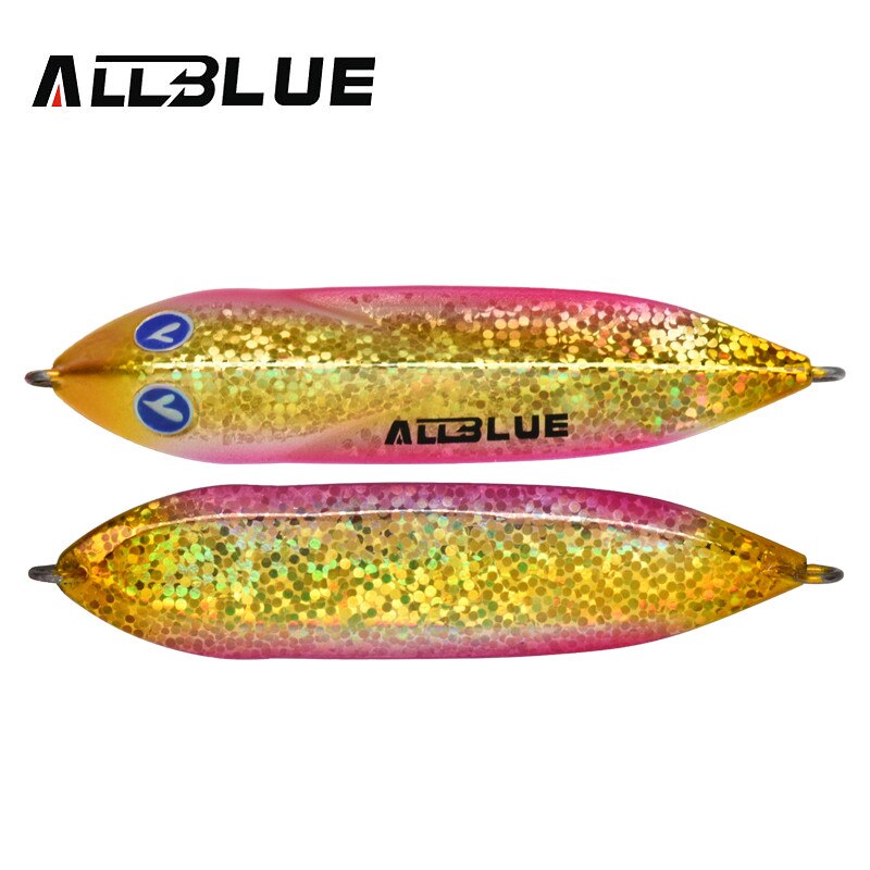 ALLBLUE SEABLUE Metal Jig Spoon 25G 40G 60G Artificial Bait Shore Fishing Jigging Lead Fish Sea Bass Fishing Lure: Color D / 40g
