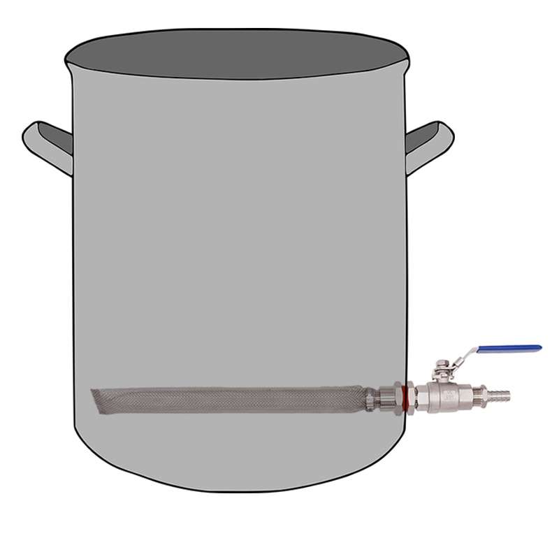 Homebrew Weldless Kettle/Keg Convert Kit w/ 12" Ba... Grandado