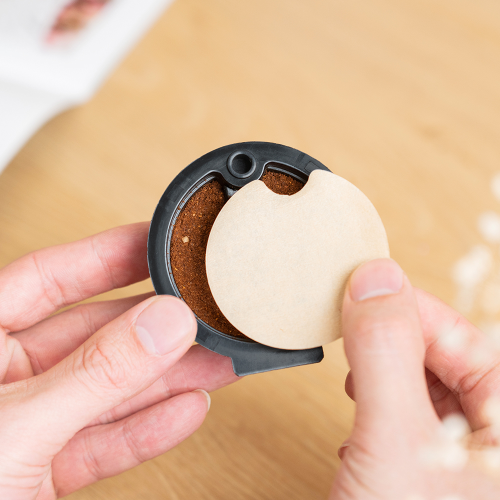 Filtro de café de papel desechable, 100 Uds., para cápsula de café Tassimo reutilizable, protege el bloque, mantiene la cápsula para limpieza