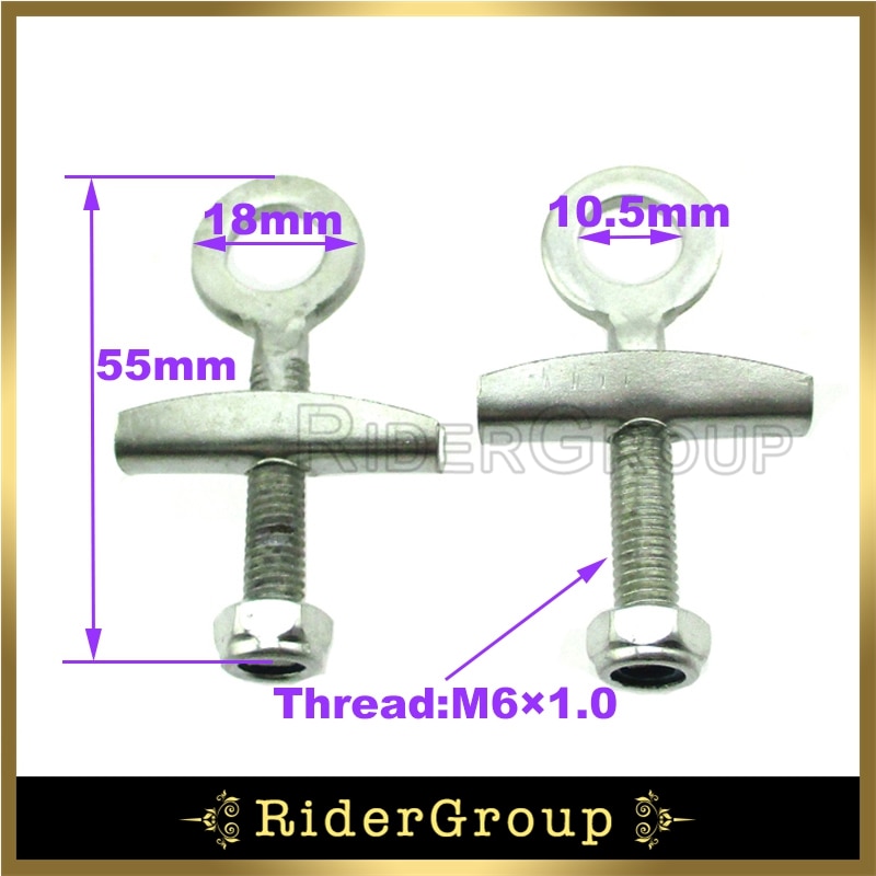 Silver Alex-tensor ajustador de cadena para motor de 47 79cc, piezas de Minimoto de bolsillo para suciedad para niños, hecho en China, 2 tiempos