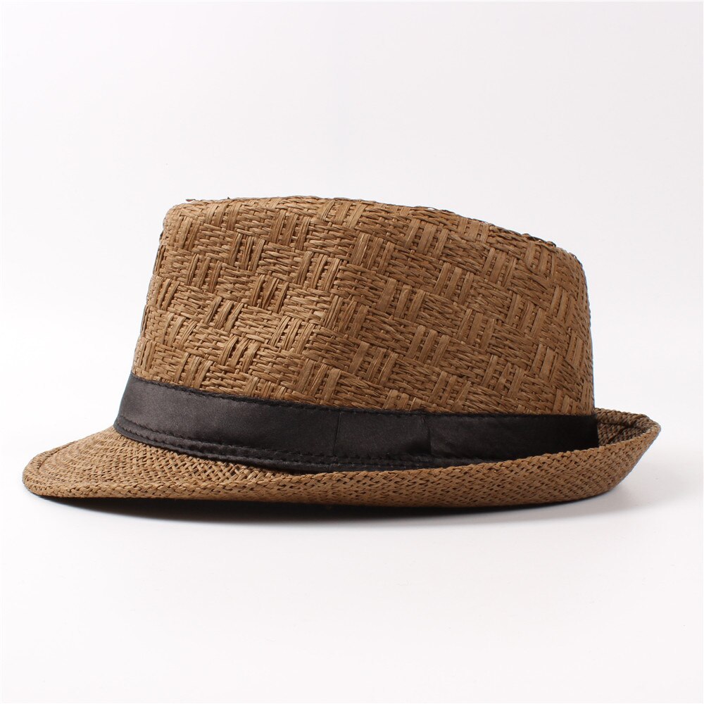 Kvinnor män sommar halm resor båtliv strand solhatt för gentleman lady seaside homburg sun fedora sunbonnet