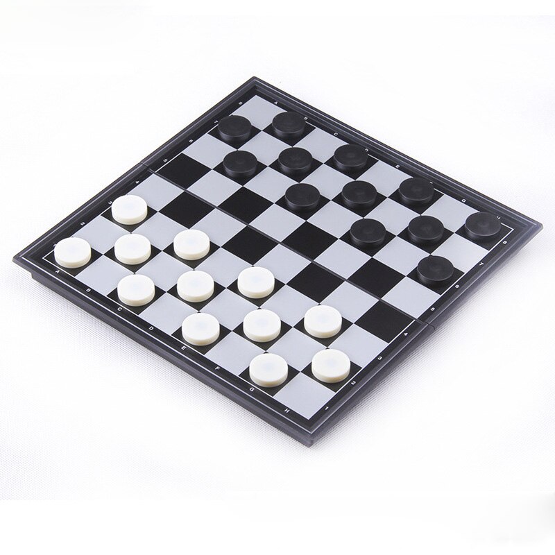 64 Grid International Magnetic Folded Black and White Checkers Students Must Have Desktop Games Educational Toys