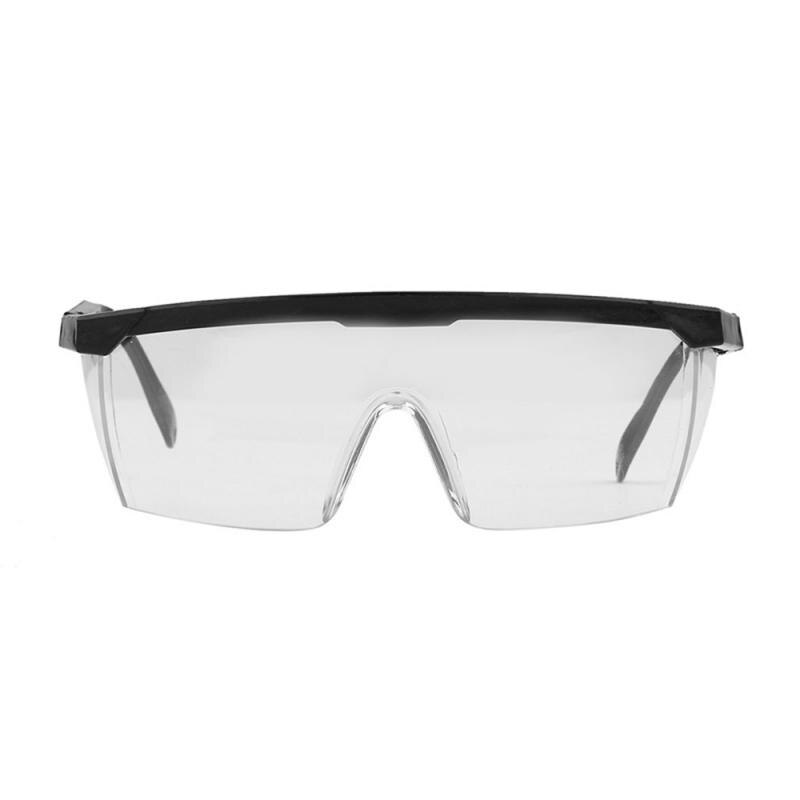 Gafas de seguridad universales, 1 pieza, de color negro, anticontaminación, antiniebla, a prueba de polvo y antisalpicaduras, gafas de trabajo antigoteo: Black