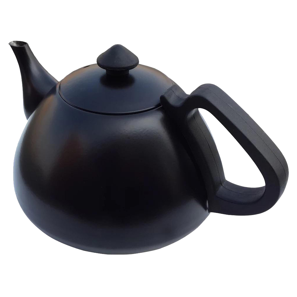 0.8l hjemmekøkken mini-kedel i rustfrit stål kaffe tekande elkedel til komfur induktion og gas: Sort