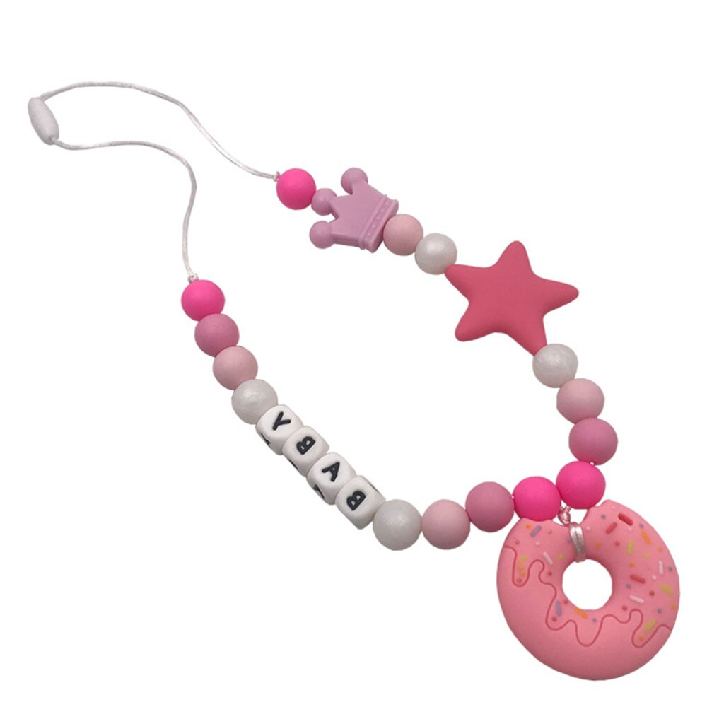 1 Pc Molaire Ketting Veiligheid Kinderziektes Speelgoed Bijtring Training Chain Baby Chew Ketting Voor Baby Baby Mond